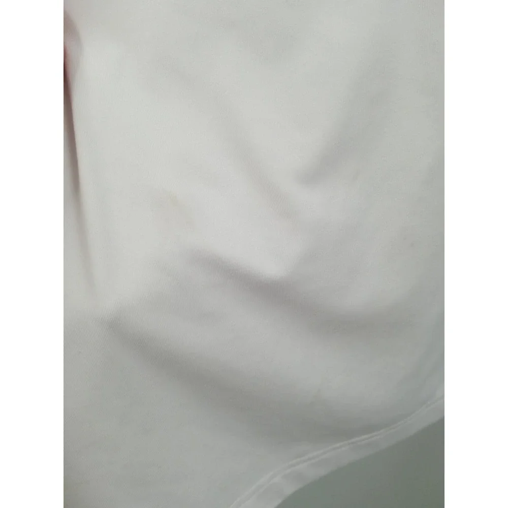 Callaway Opti Dri Golf Polo‎ Mens Shirt XL White Gray Striped Short Sleeve Logo - Picture 7 of 7